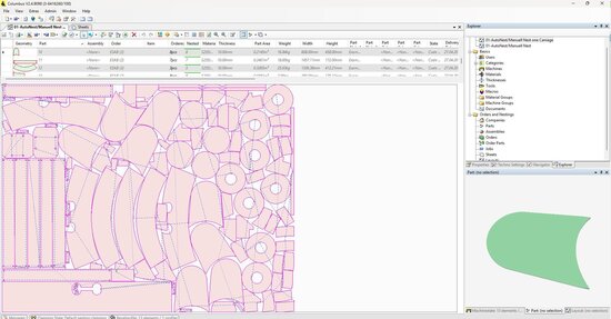 Columbus CAD/CAM 套料軟件